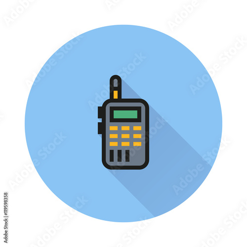 radio icon on white background
