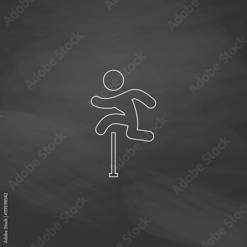 Steeplechase computer symbol