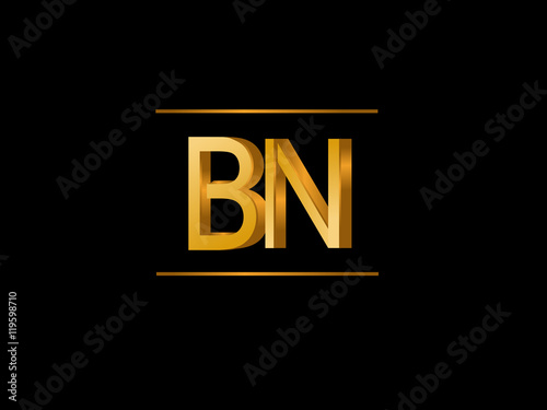 BN Initial Logo for your startup venture