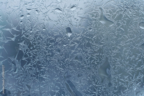 Cuadro en lienzo frost and water drops