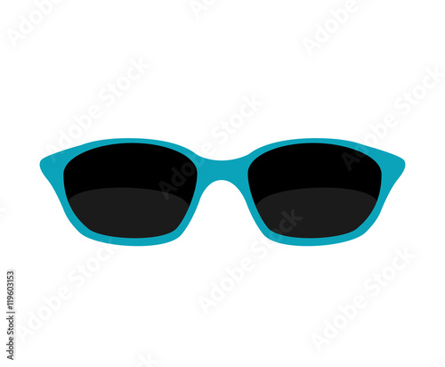sunglasses vintage retro hipster isolated vector illustration eps 10
