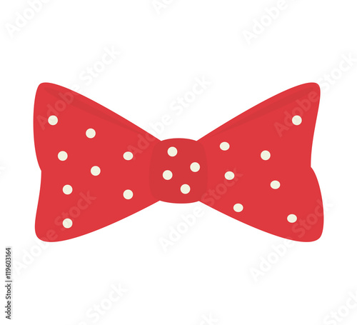bow tie hipster retro vintage isolated vector ilustration eps 10