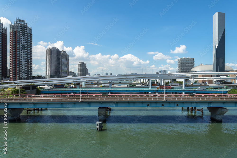 Fototapeta premium 夏のお台場の風景４