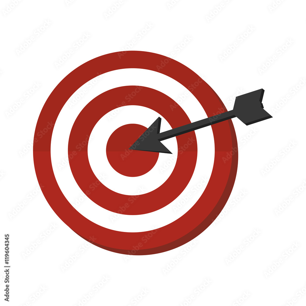 target arrow  icon design, vector illustration  EPS10