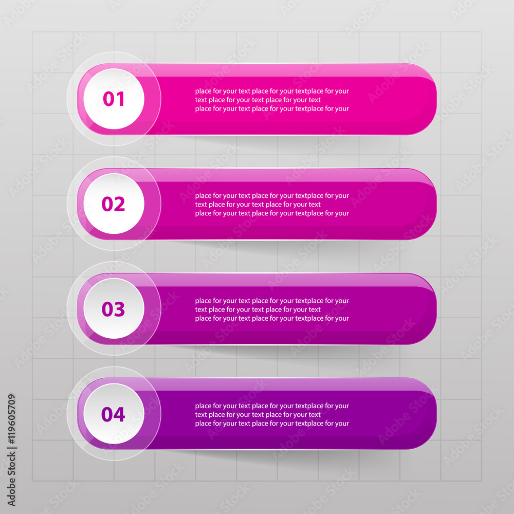 Vector lines arrows infographic.