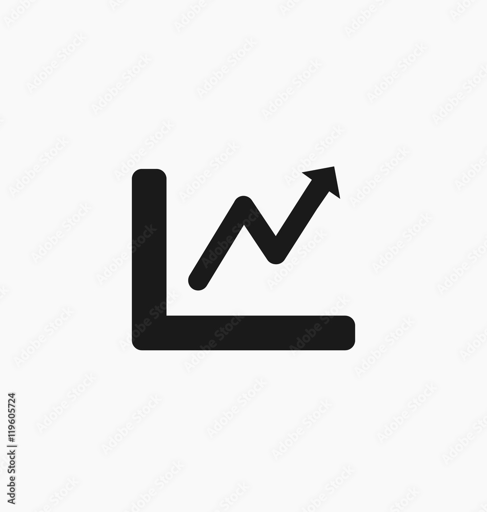 Chart icon bar symbol for web site design, logo, app, UI. Vector Chart icon bar symbol for web site design, logo, app, UI. Vector