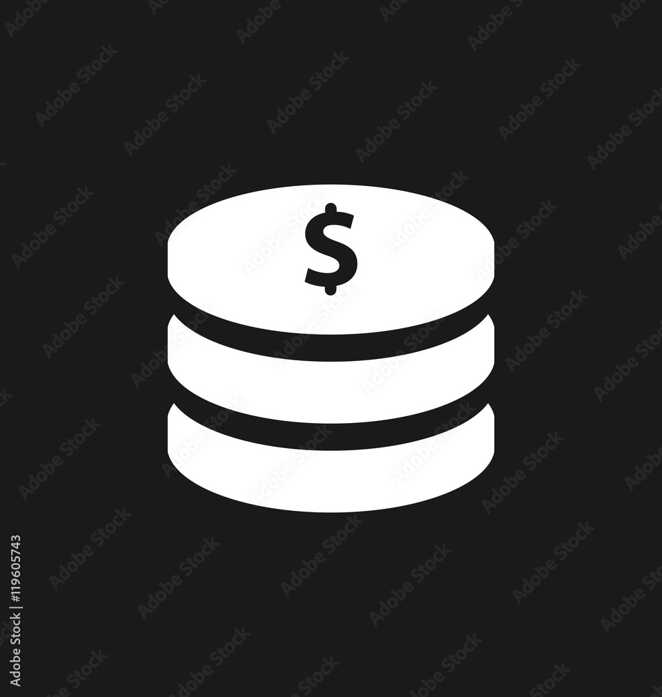 Dollar symbol. USD currency icon. Dollar symbol. USD currency icon.