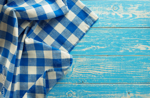 cloth napkin on wood