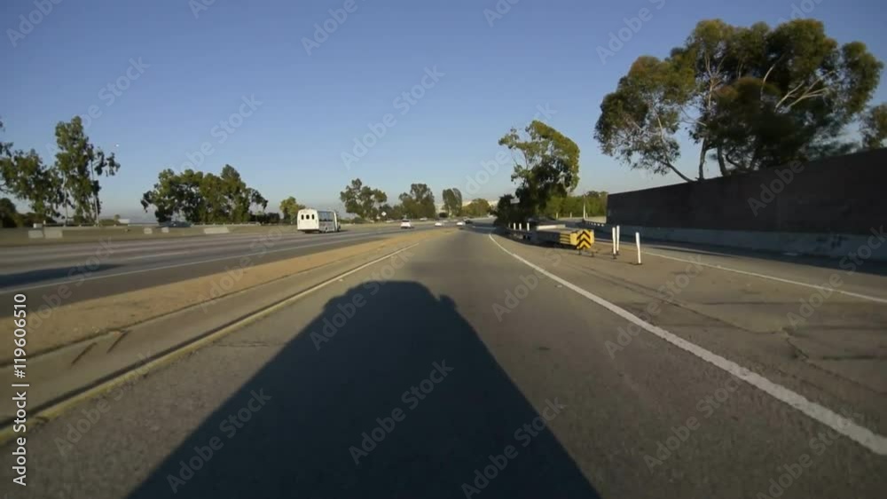 Driving Plates Multi Angle Freeway 07 CAM1 Front I10 Los Angeles 60fps