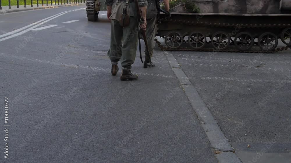 German soldiers preparing to attack. German soldiers preparing to attack.