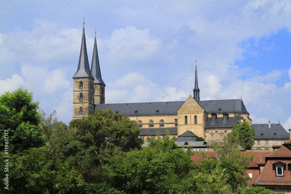 St. Michael's Church of Michaelsberg Abbey in Bamberg, Bavaria,