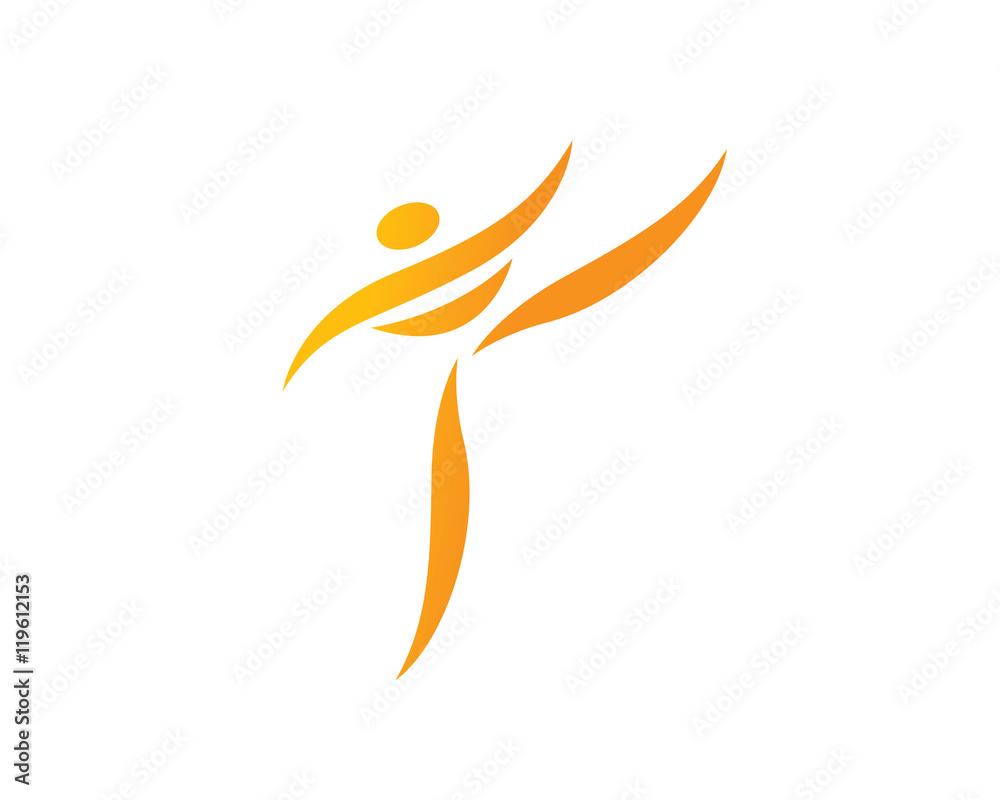 Obraz premium Martial Art Logo and Self Defense Logo