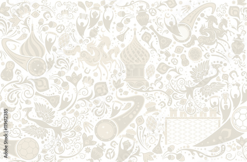Russian background, vector illustration