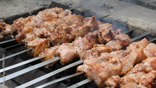 Grilled caucasus barbecue