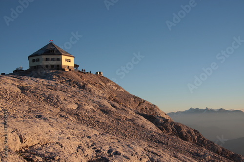 hütte am berg