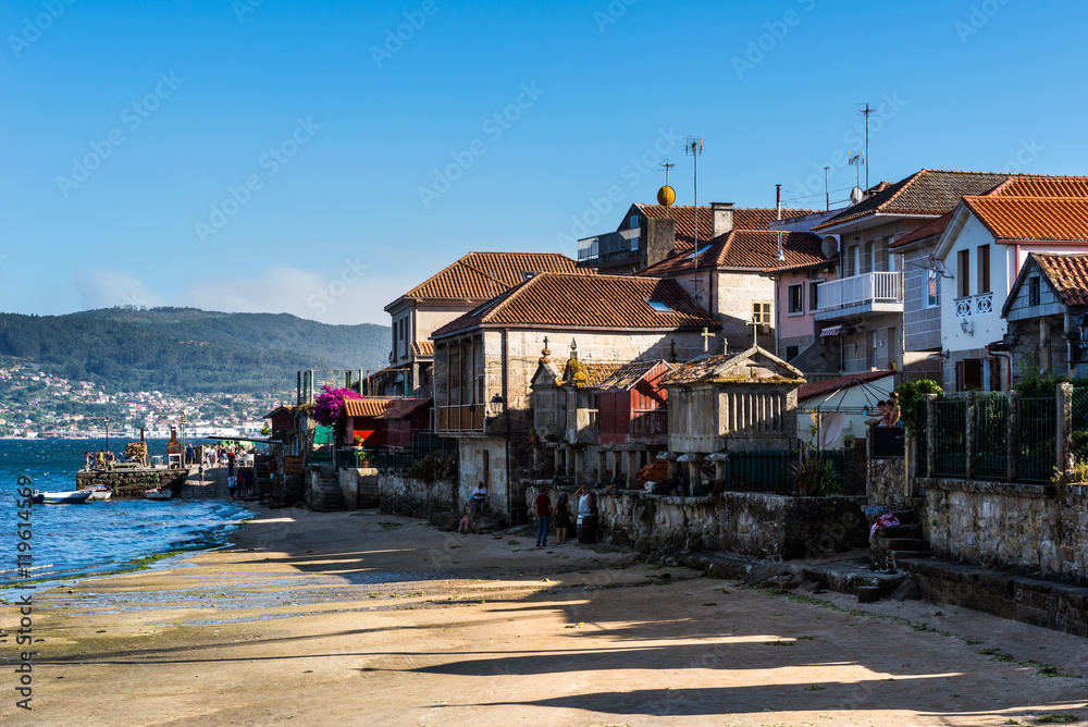 Town of Combarro, Pontevedra in Galicia (Spain)