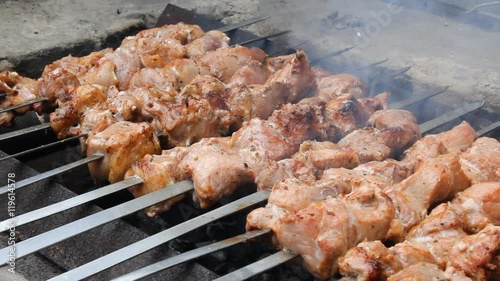 Grilled caucasus barbecue