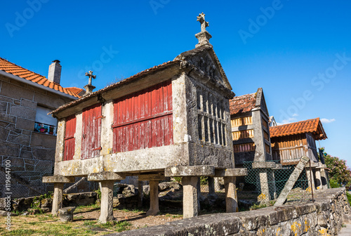 Hórreos de Combarro, Pontevedra en Galicia (España)