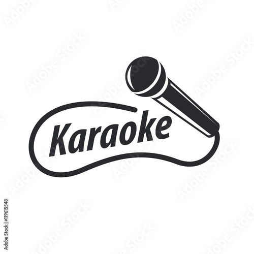 vector logo karaoke