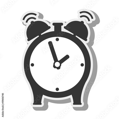 clock alarm alert watch design vector illustration eps 10