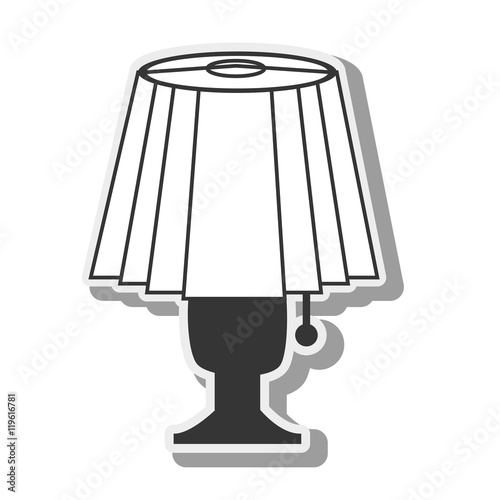 lamp light electric design vector illustration eps 10