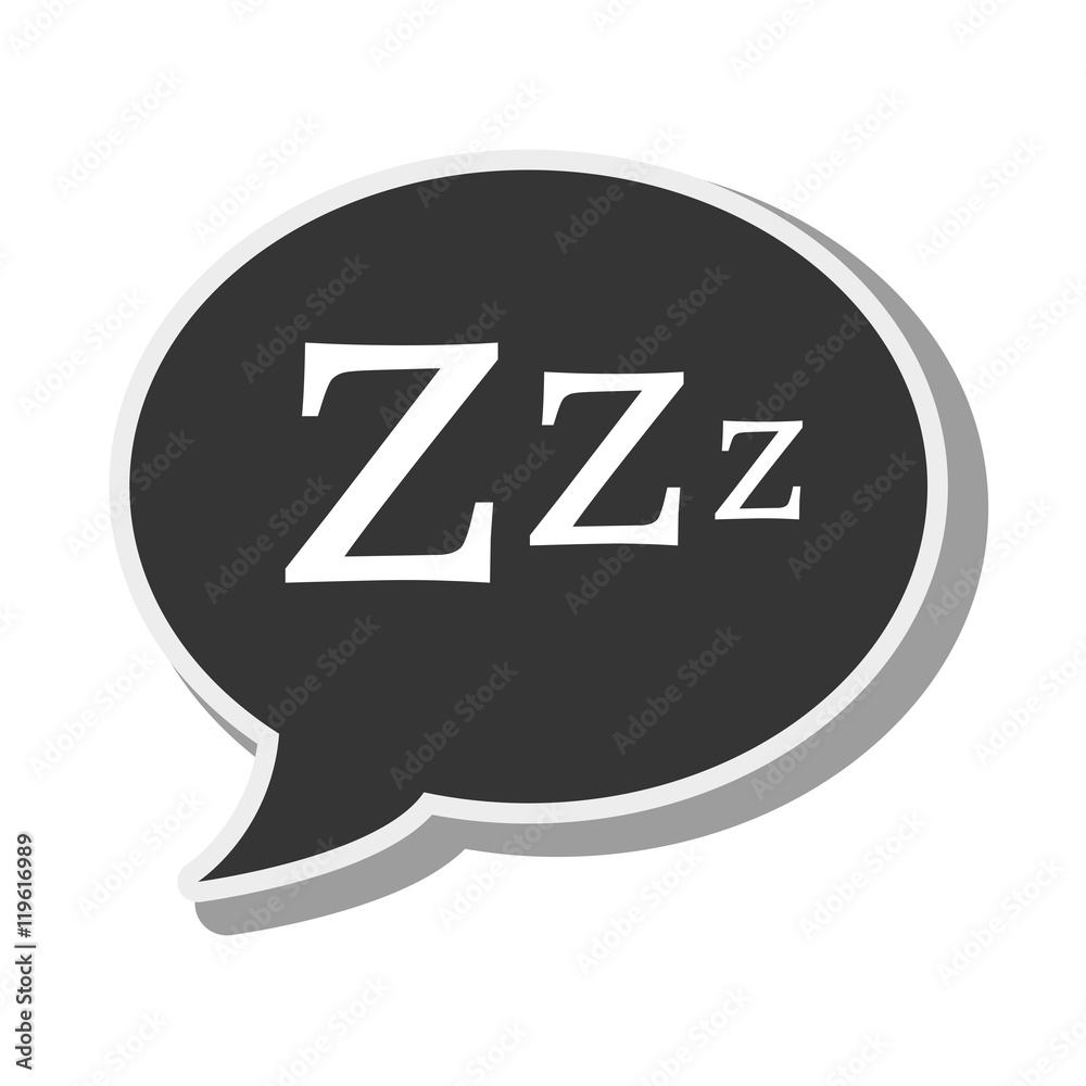 bubble speech sleep design vector illustration eps 10 bubble speech sleep design vector illustration eps 10