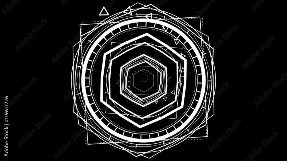 abstract geometry wire structure transition
