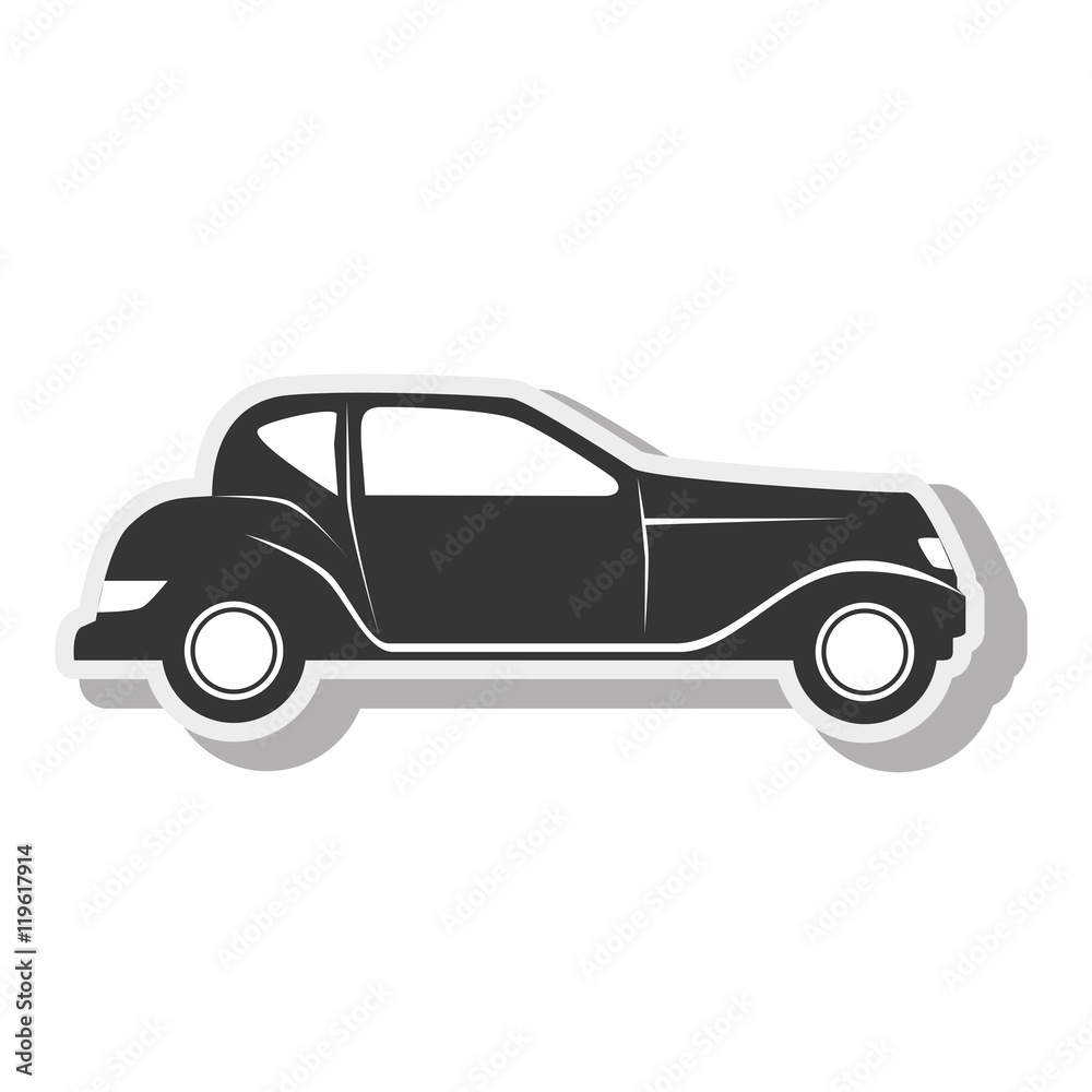 car black transport desing vector illustration eps 10