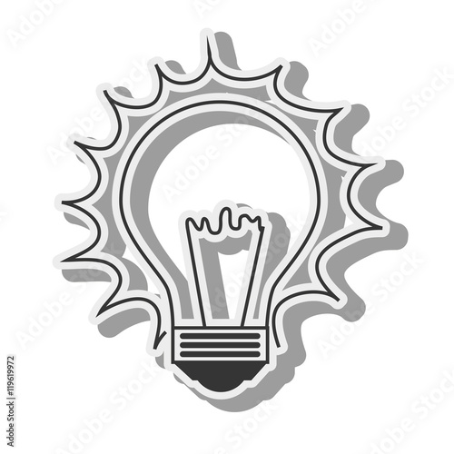 bulb light idea creative design vector illustration eps 10