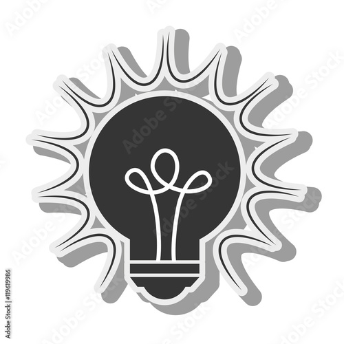 bulb light idea creative design vector illustration eps 10