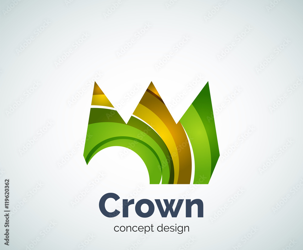Crown logo template Crown logo template