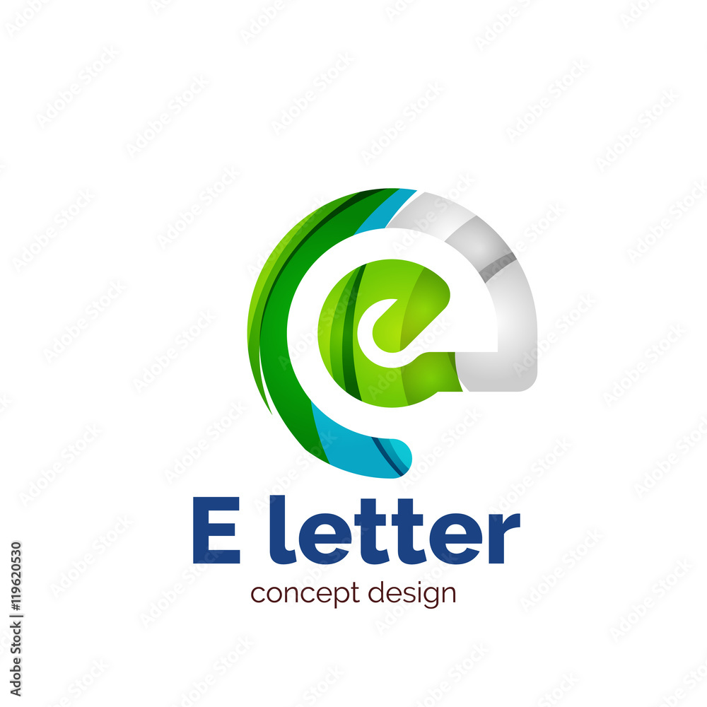 Vector letter concept logo template, abstract business icon Vector letter concept logo template, abstract business icon