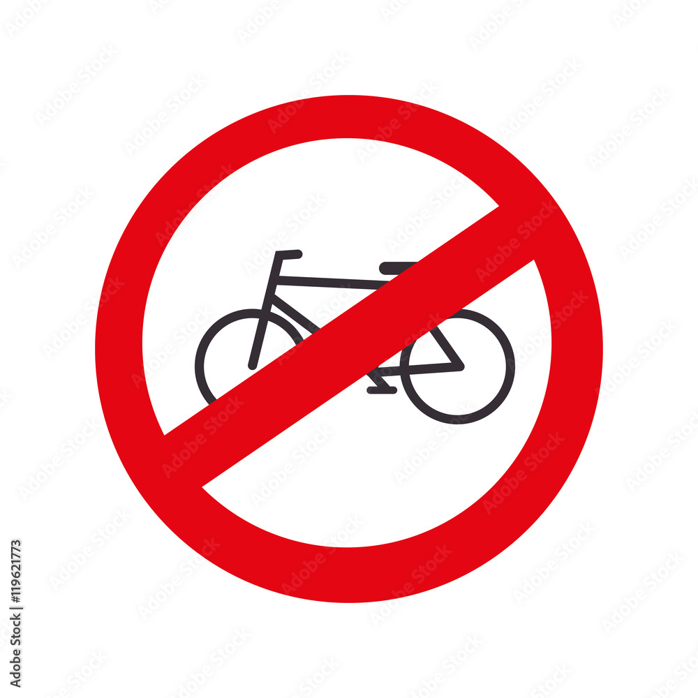 traffic bicycle prohibited road isolated vector illustration eps 10 traffic bicycle prohibited road isolated vector illustration eps 10