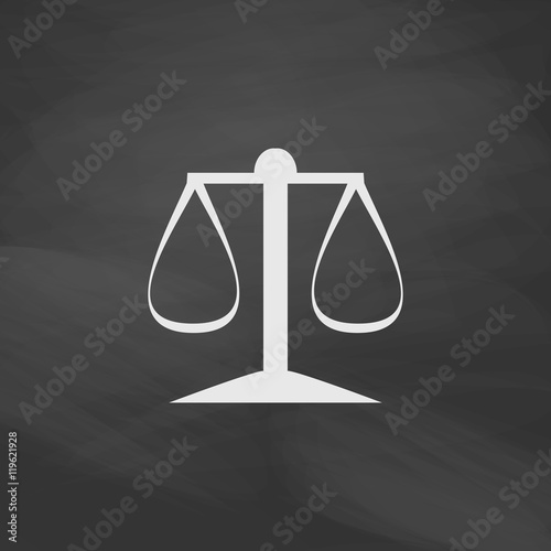 justice scale computer symbol