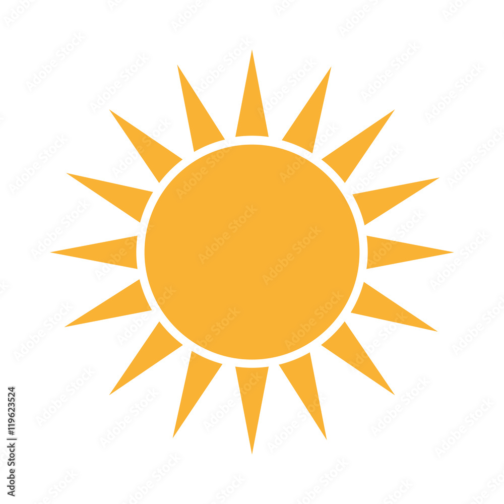 sun sunny yellow isolated vector illustration eps 10 sun sunny yellow isolated vector illustration eps 10