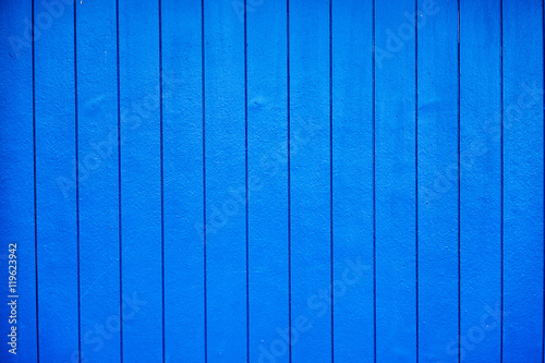 Blue wooden textured deck background.