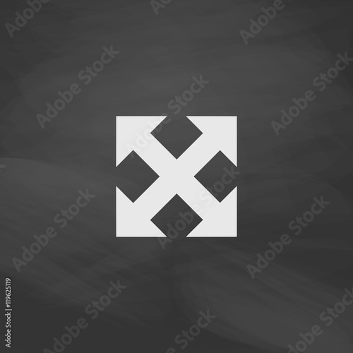 Enlarge computer symbol