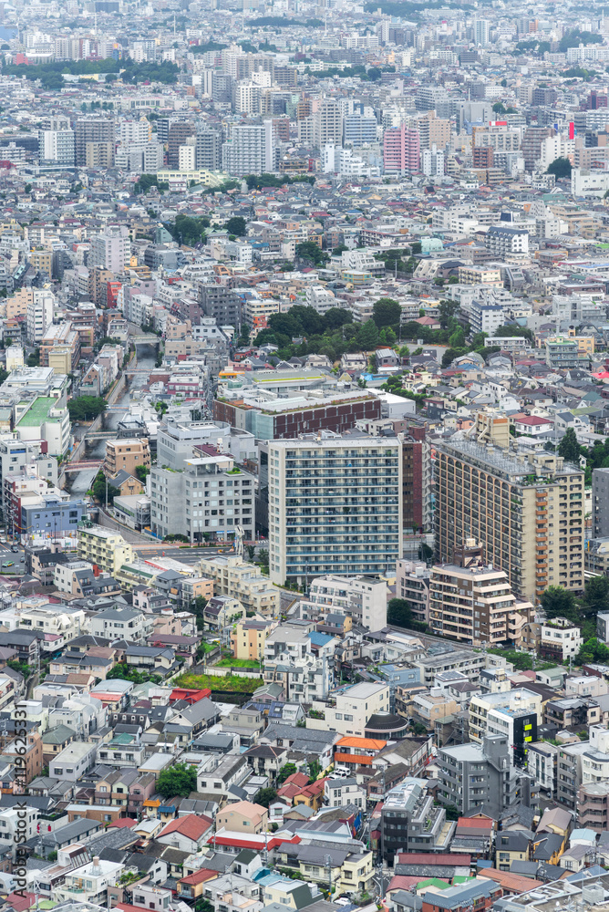 Cityscape of Tokyo City, Japan - Tokyo is the world's most popul