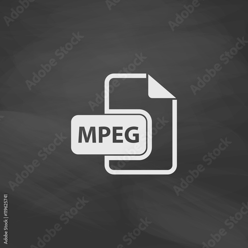 MPEG computer symbol photo