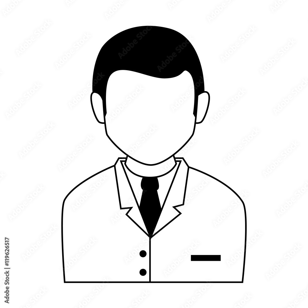 silhouette icon staff medical service isolated vector illustration eps 10 silhouette icon staff medical service isolated vector illustration eps 10