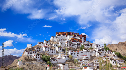 Thiksey Monastery, Leh Ladakh,  Jammu and Kashmir, India photo