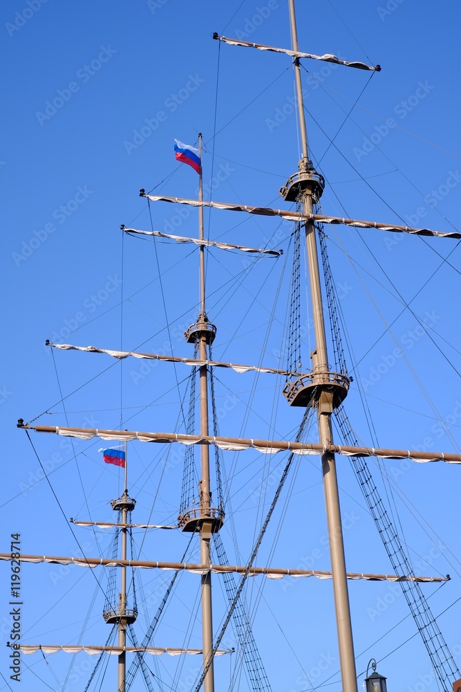 ship Masts, ocean