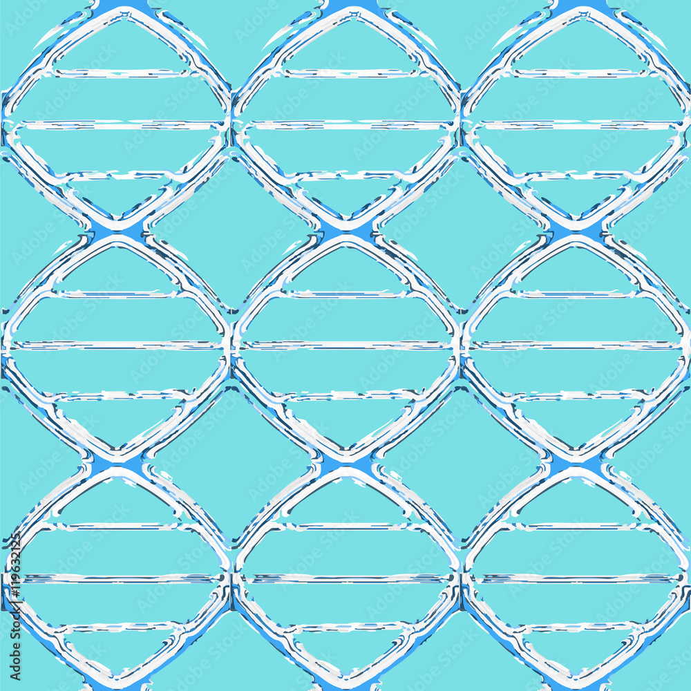 Naklejka premium liquid dna seamless pattern