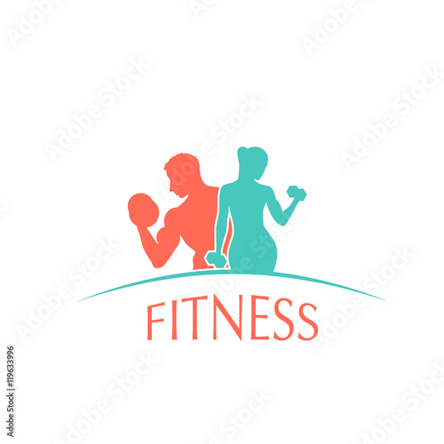 fitness club logotype