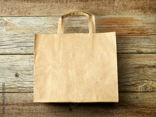 natural paper shopping bag