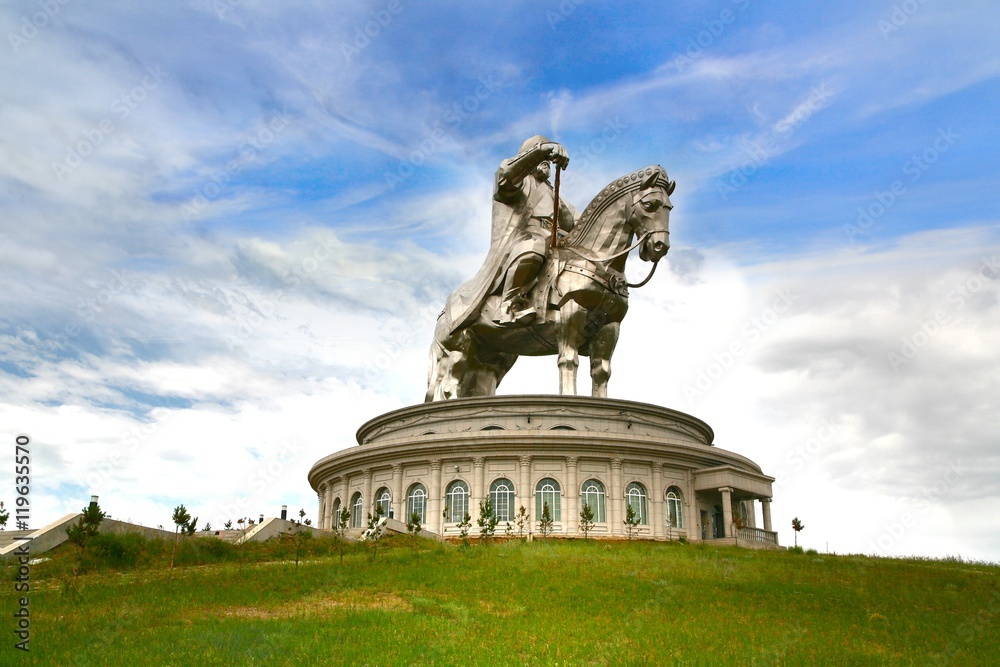 Genghis Khan Statue Complex at Tsonjin Boldogeast of the Mongolian capital Ulaanbaatar Genghis Khan Statue Complex at Tsonjin Boldogeast of the Mongolian capital Ulaanbaatar