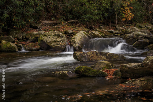 River Falls, Autumn, Great Smoky Mountains photo