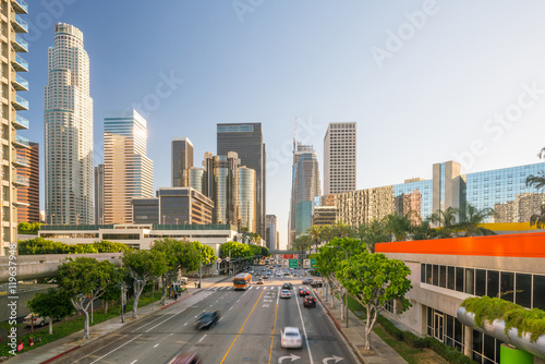 Downtown Los Angeles skyline © f11photo