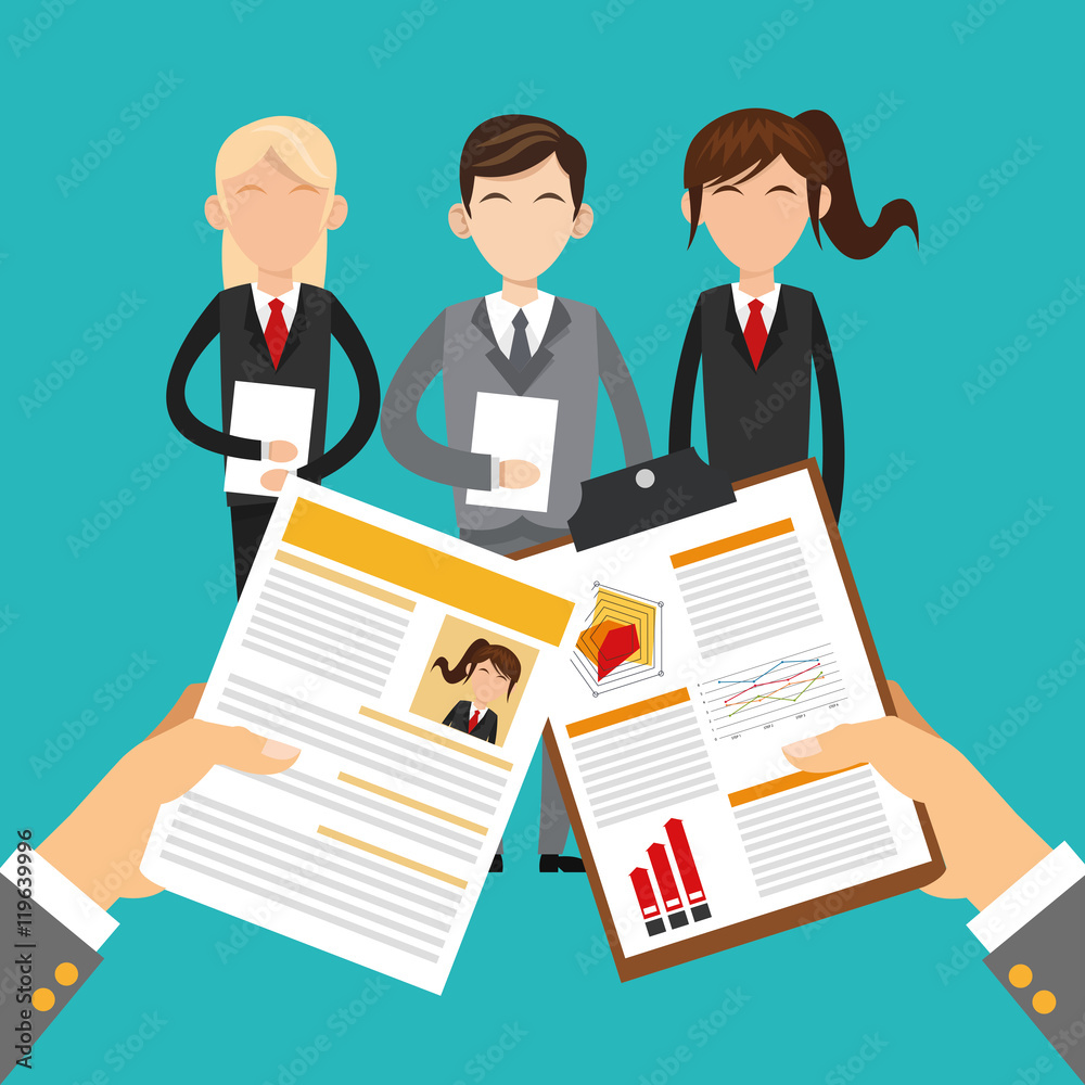 human resources search employee business icon. Colorful design blue background. Vector illustration human resources search employee business icon. Colorful design blue background. Vector illustration