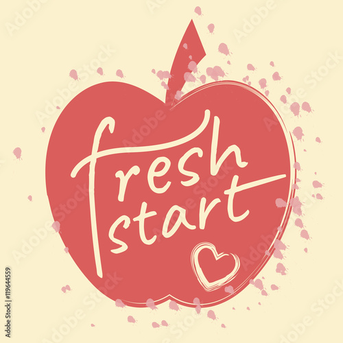 Fresh Start Apple Means Beginnings Future And Rejuvenating